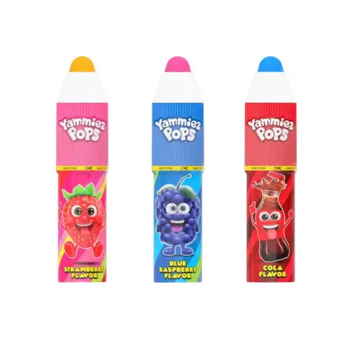 Slikkepind med farveblyant, Yammiez Pops 15g.