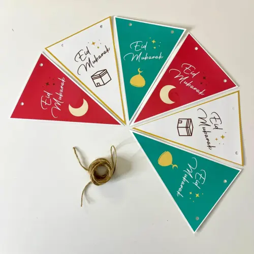 Eid-Deko in gemischten Farben (Made in Denmark)