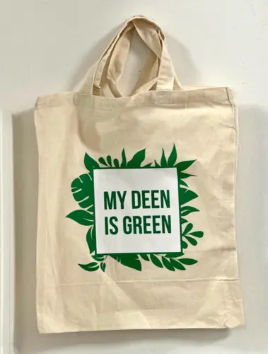 My Deen is Green stofpose