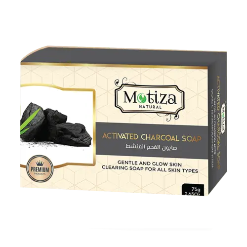 Holzkohleseife 75g - Motiza