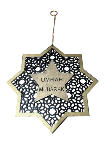 Stor Træ stjerne med Umrah Mubarak