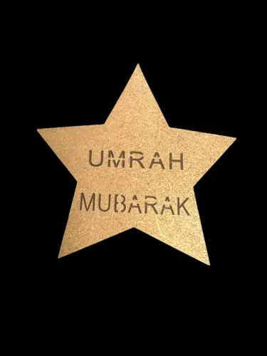 Umrah Munbarak Træstjerne i guld