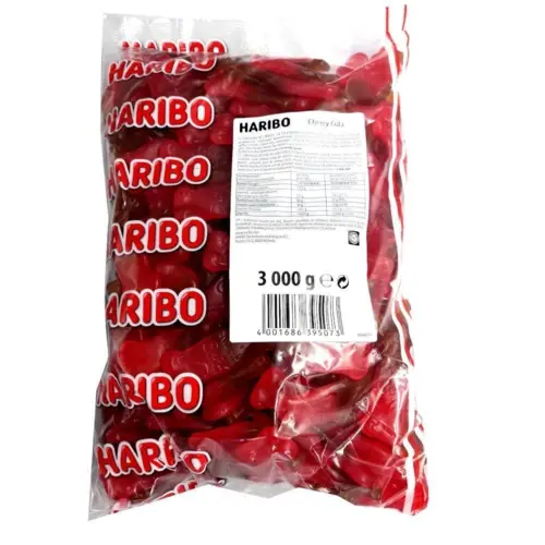 Cherry Cola Flaschen, Haribo, 3kg (Veggie)