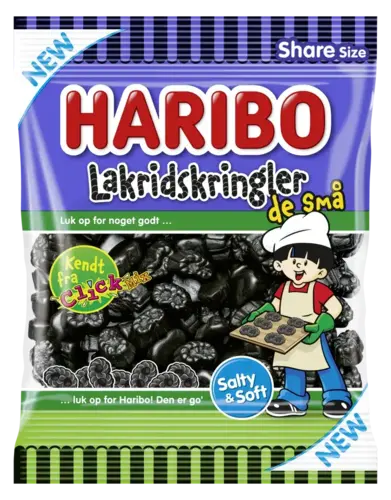 Lakridskringler - De Små Haribo 120g