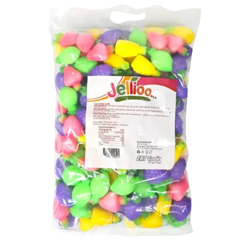 Jellioo Frugt Pulver (Brusfrugter) 2Kg