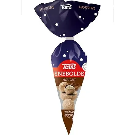 Toms Snöbollar Nougat 124 g