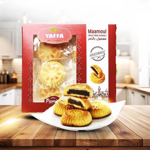 Håndlavet Maamoul daddelkager, fra Yaffa, 300g (Palæstina)