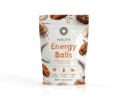 Daddelkugler med cashewnødder, Nalya 100 g. - SaudiArabien
