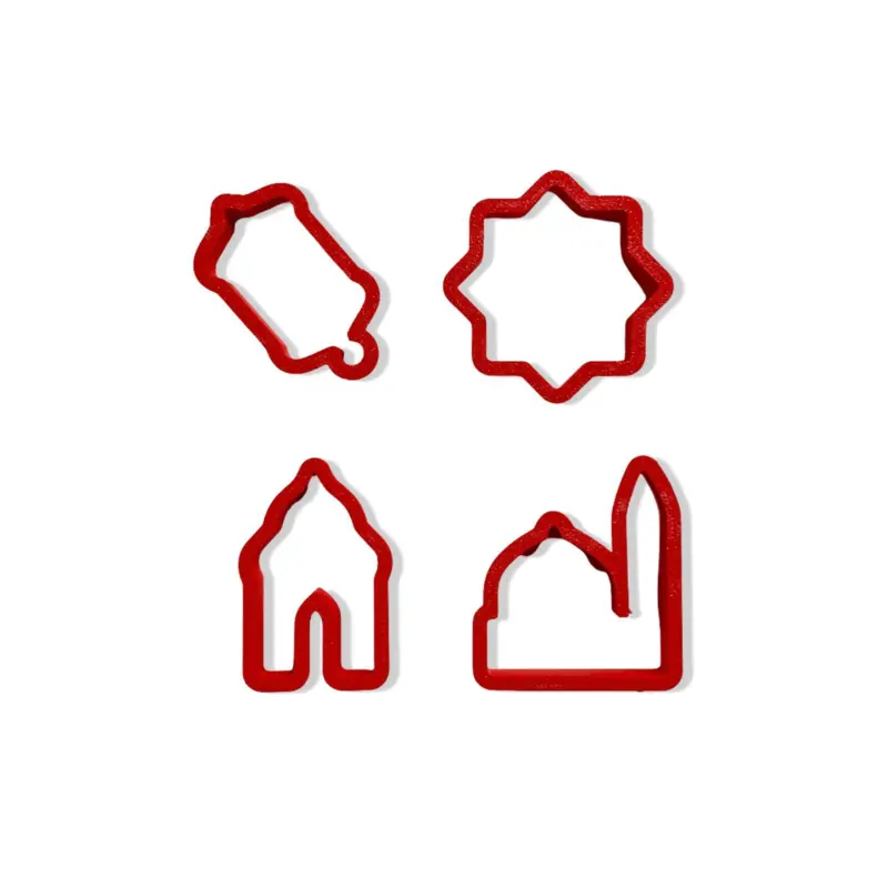 Ramadan Cookie Cutters (4 forskellige farver)