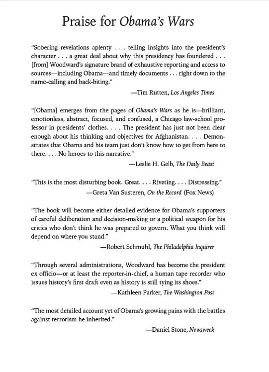 Obama's Wars
