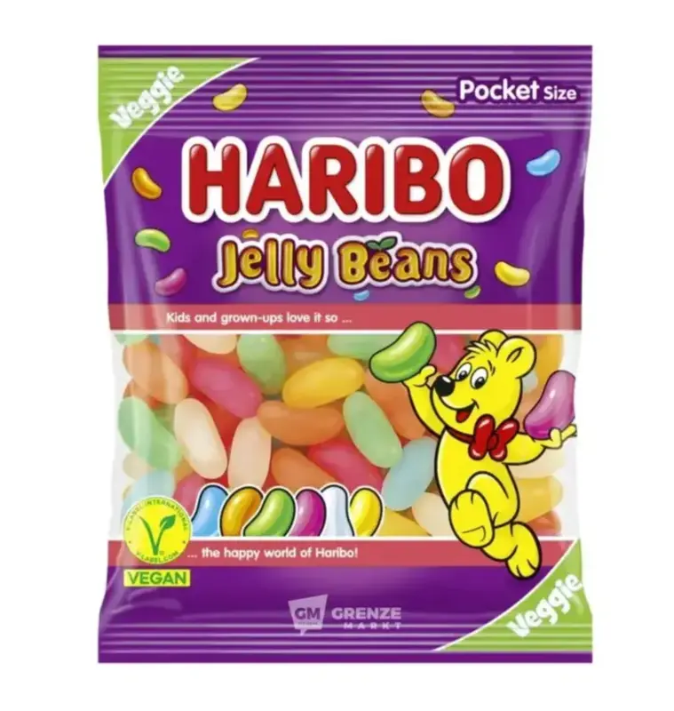 Jelly Beans, Haribo 160g Vegan (skarp pris)