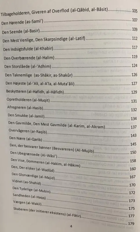 I Guds sällskap, fördjupning av Allah Swts 99 vackra namn