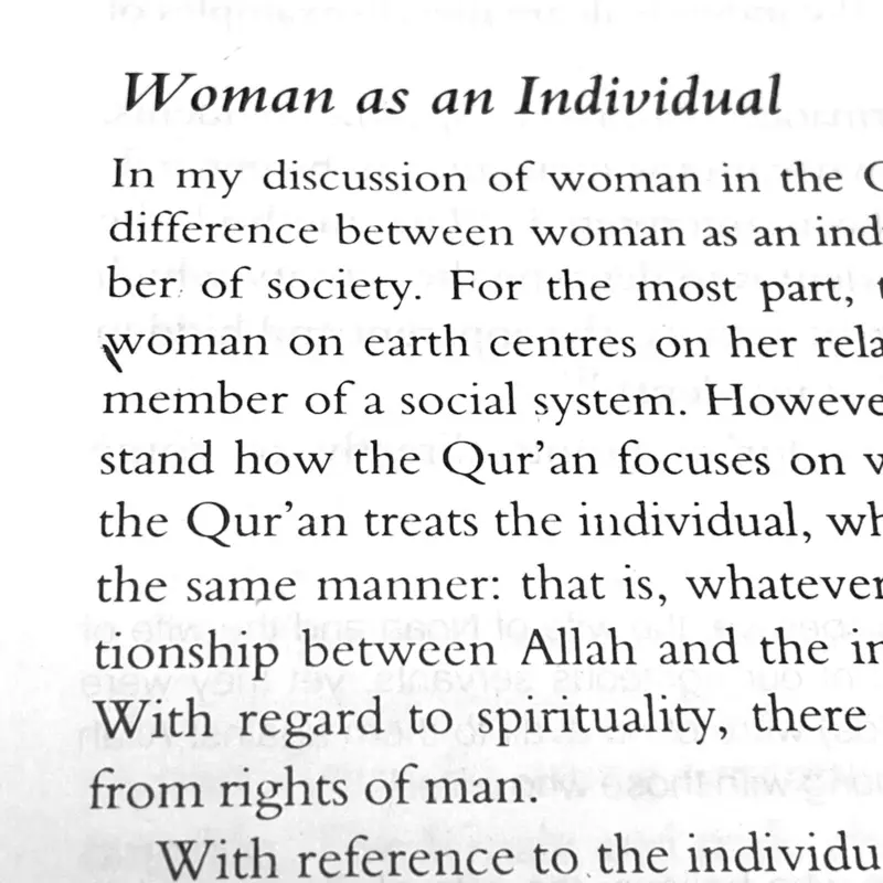 Quran und Frau
