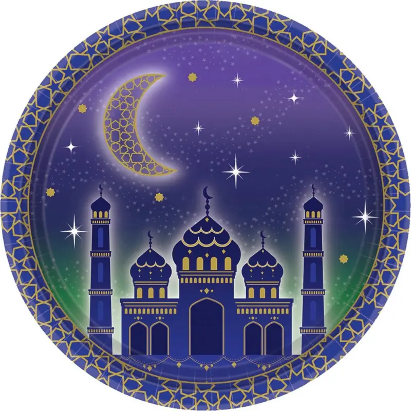 Ramadan Mubarak Tallrikar 8 st