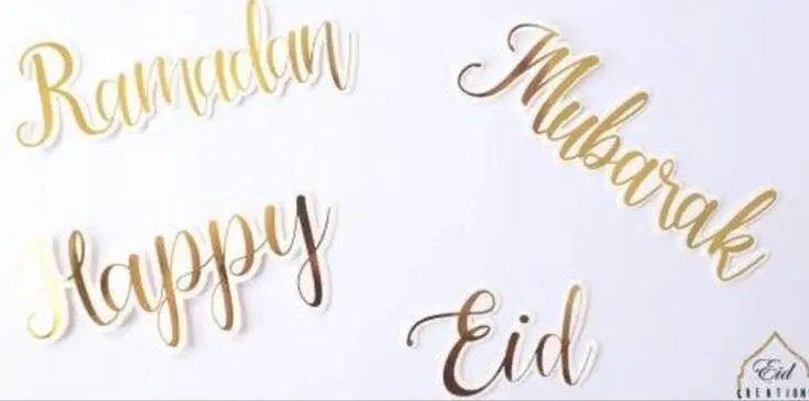 Eid og Ramadan Cutouts ( 20stk)