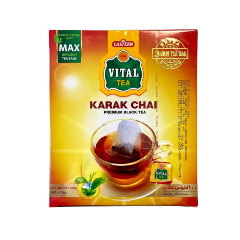 Karak starker Chai, Premium Schwarztee, 300g - Vital Tea