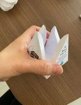 Eid ul fitr Geschenk Pyramidenbox