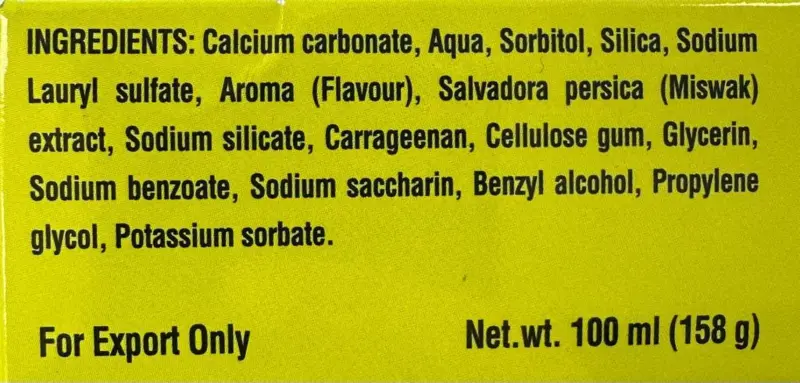 Dabur Miswak Zahnpasta, 100 ml