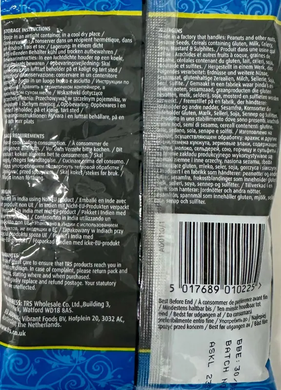 Kalwanji, Nigellafrön, Svarta frön, 100g
