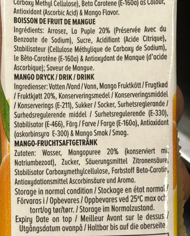 Mangosaft, Shezan, 250ml