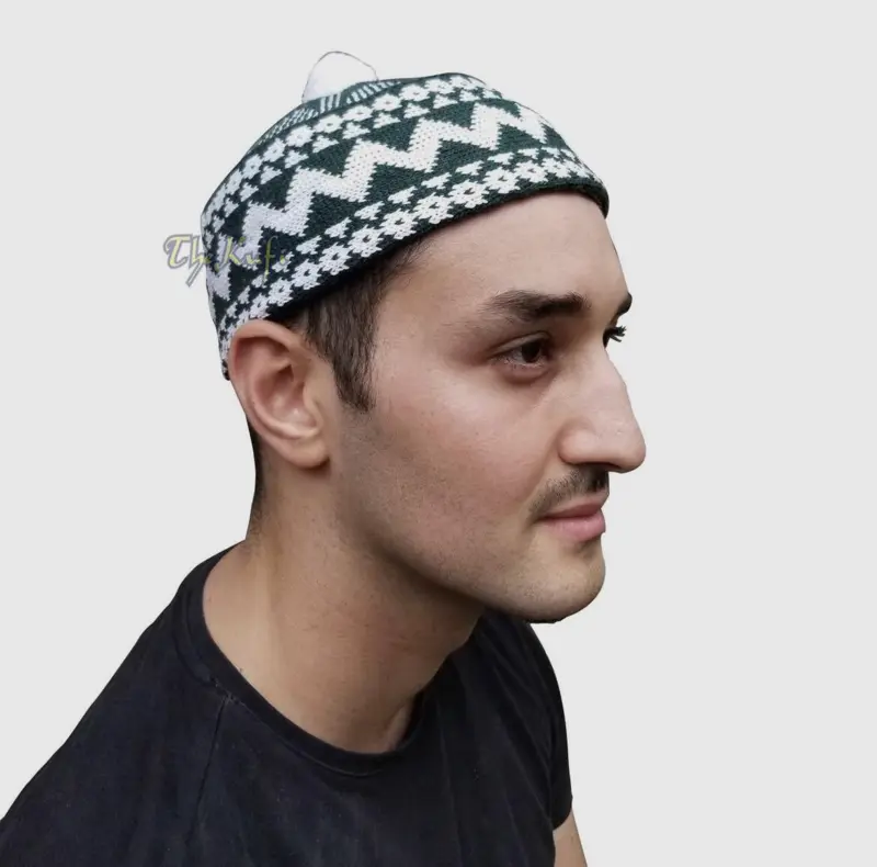 Fajr bönmössa, grön, extra stor