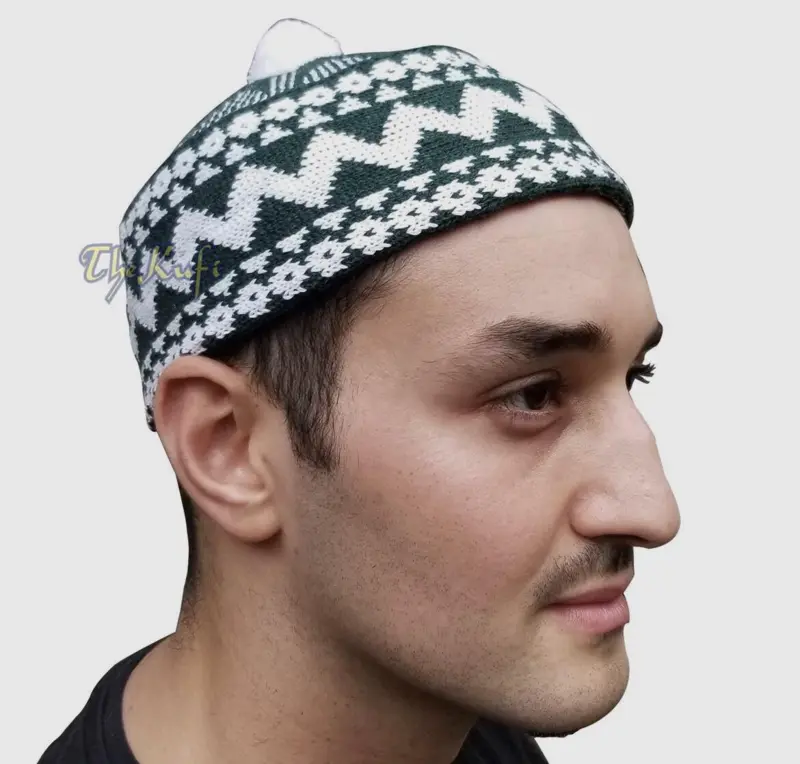 Fajr bönmössa, grön, extra stor