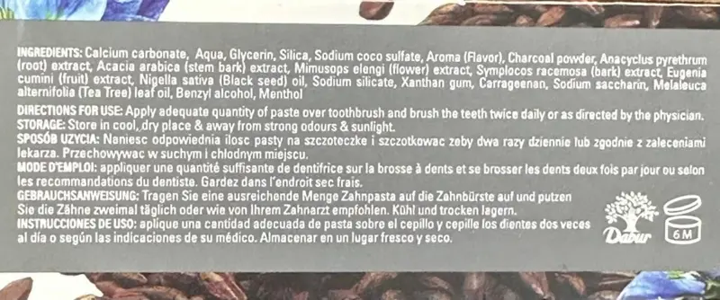 Dabur Blackseed Zahnpasta, 100ml