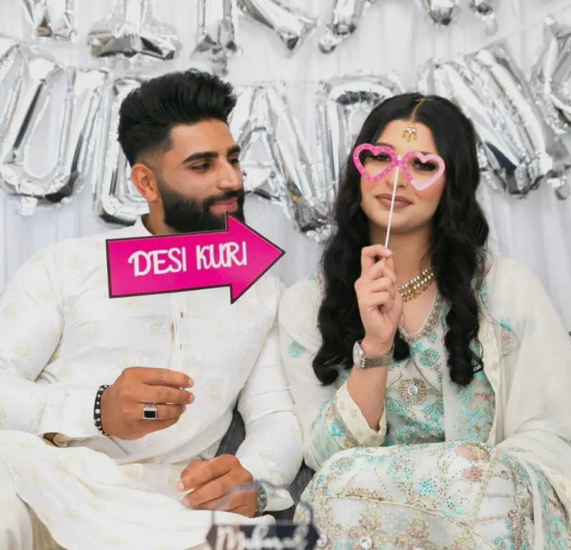 Desi Wedding fotorekvisita