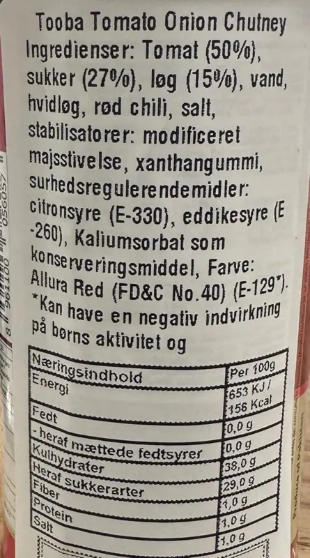 Tomaten-Zwiebel-Chutney, 300g