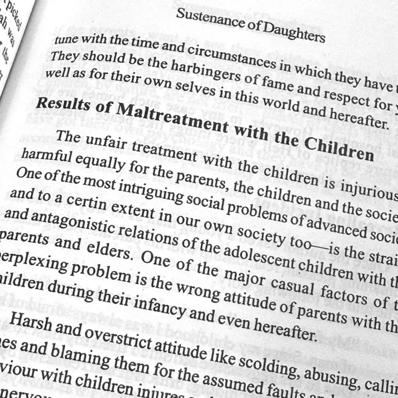 Muslim parents, Their rights and duties
