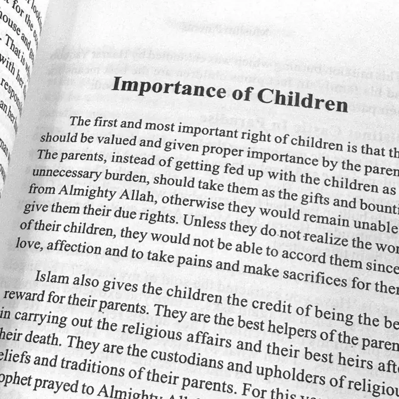 Muslim parents, Their rights and duties
