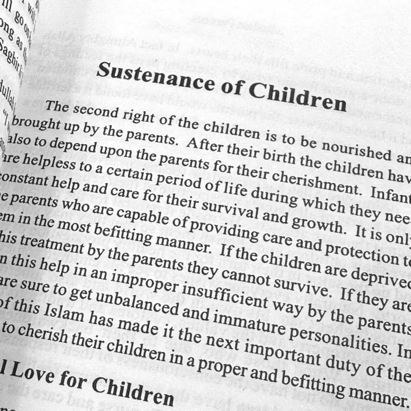 Muslim parents, Their rights and duties