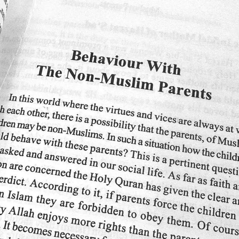 Muslim parents, Their rights and duties