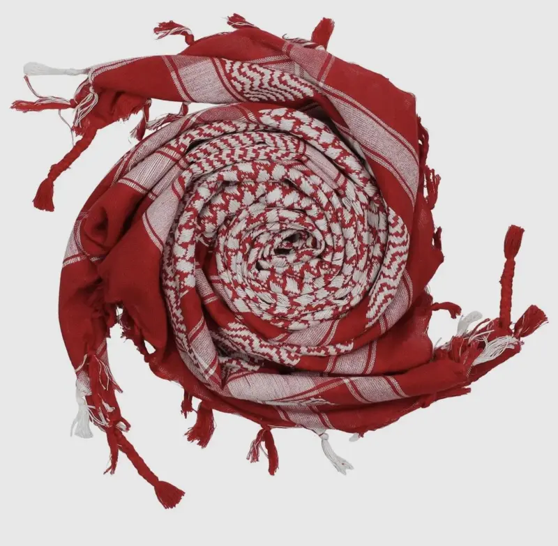 Rød/Hvid (Danish Version) Keffiyeh
