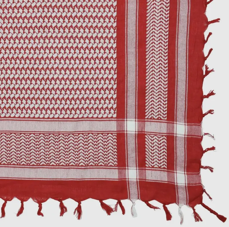 Rød/Hvid (Danish Version) Keffiyeh