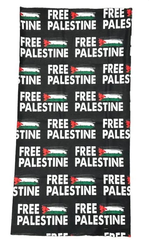 Free Palestine halsduk och ansiktsmask