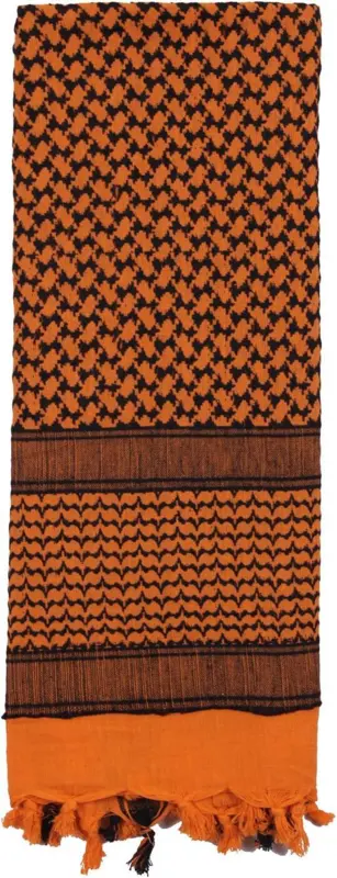 Orange/Sort Keffiyeh