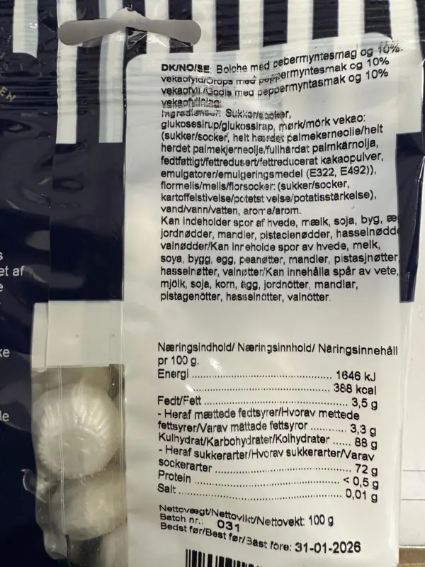 Schweitzer Drops, Nørregade 100g