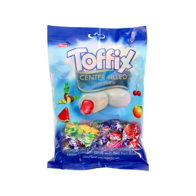 Toffix Center Filled, Frugtslik, Elvan 300g