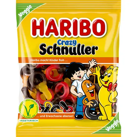 Crazy Napp Haribo 175 g - Vegetarisk