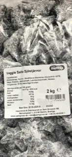Veggie Saltet Sødstjerner 2kg (bedst før 10/2025)