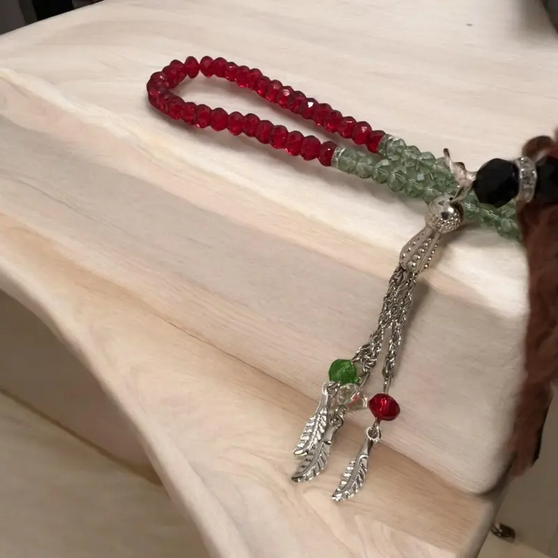 Palestina Tasbih med 99 pärlor