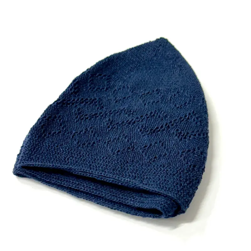 Traditionelle Gebetskappe, One-Size, Blau