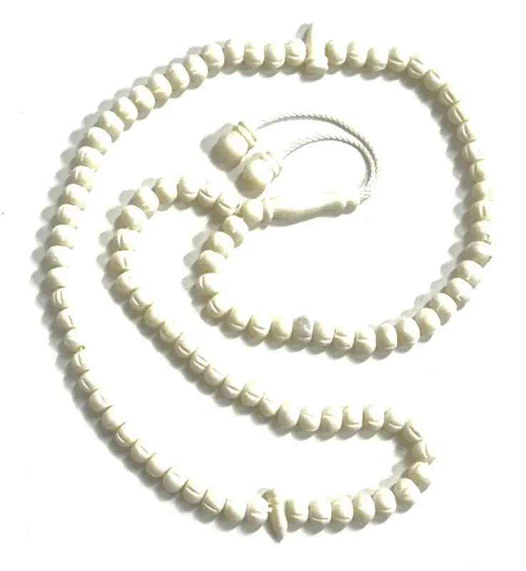 Handgjord camel bone tasbih, stor