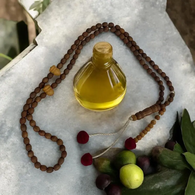 Olivträd Tasbih Med 33 Pärlor