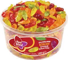 Red Band Frucht Schuhe 1250g (vegan)
