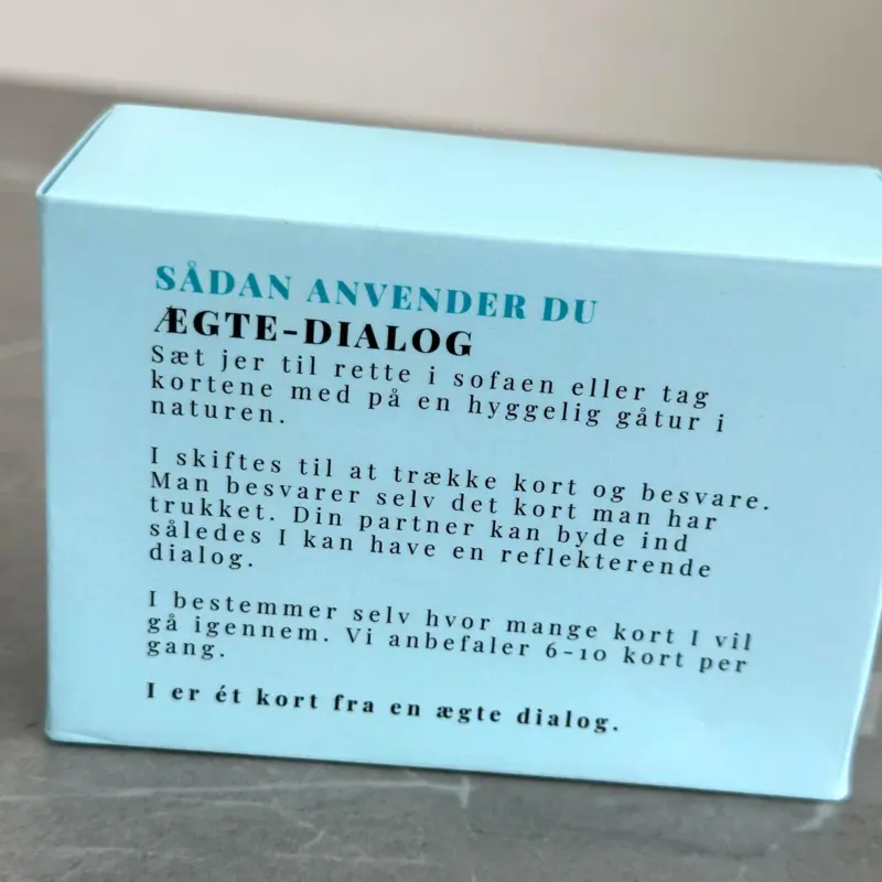 Äkta-Dialog, Samtalet För Par