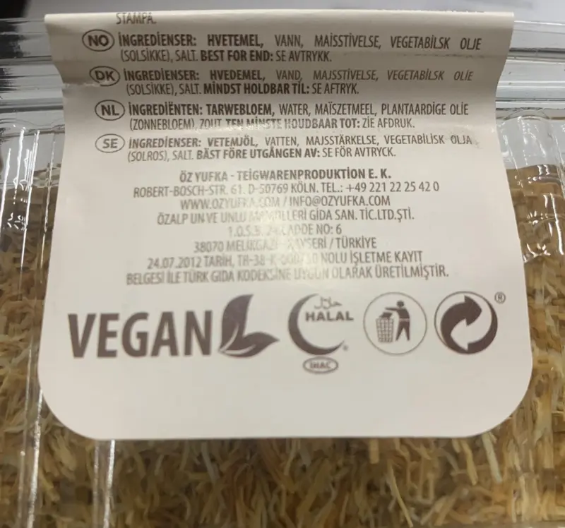Dubai Choklad Kadayif Oz Yukfa 200g
