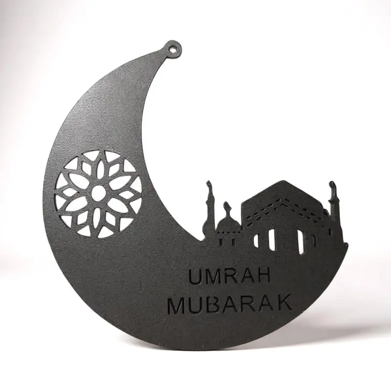 Umrah Mubarak Træpynt Halvmåne