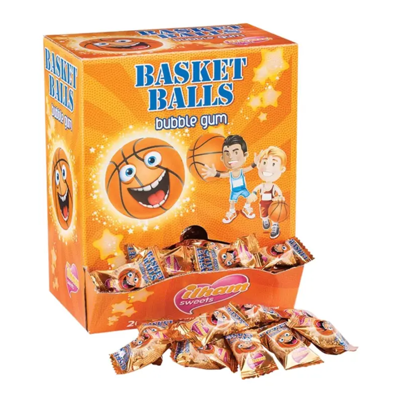 Basket Balls Tutti Frutti Kaugummi, 200 Stk